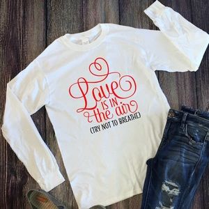 Love is in the air Valentines Day shirt
